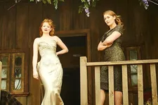 Jocelyn Moorhouse on Sarah Snook as Gertrude with Tilly: "She's a real comedian. She changes posture, she holds her face differently."